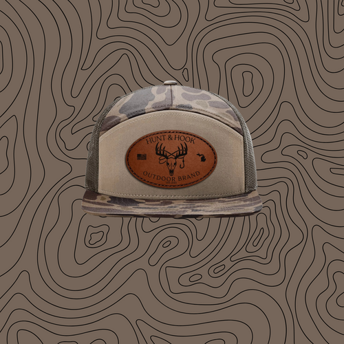 Hunt & Hook 7 Panel Logo Hat